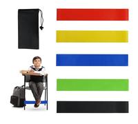 Lot de 5 bandes de chaise élastiques pour enfants atteints de TDAH et d'autisme pour gérer le stress et favoriser la concentration en 5 couleurs