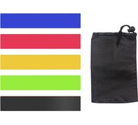 lot de 5 bandes de fitness - bandes d'entraînement professionnelles avec différentes résistances