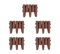 Lot de 5 bandes de protection décoratives flexibles pour jardin, cour arrière, pelouse, passage piétonne, chemin, terrain, patio, extérieur