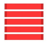 Lot de 5 bandes de résistance pour fitness, étirement, musculation, bande élastique d'entraînement, sport