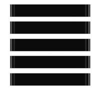 Lot de 5 bandes de résistance pour fitness, étirement, musculation, bande élastique d'entraînement, sport