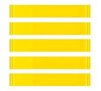 Lot de 5 bandes de résistance pour fitness, étirement, musculation, bande élastique d'entraînement, sport