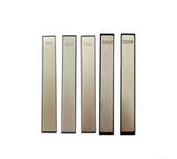 Lot de 5 bandes d'émeri galvanisées pour pierre à aiguiser 160 x 23 mm pour affûtage durable Grains 400 800 1000 2000 3000