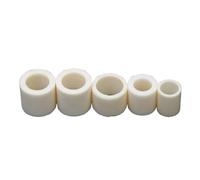 Lot de 5 barres isolantes en céramique industrielle, tubes en céramique d'oxyde d'aluminium, diamètre intérieur 0,6 à 11 mm, tube de protection thermocouple, tube en céramique résistant aux hautes