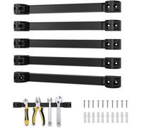 Lot de 5 Barres Magnétiques pour Outils, 30 cm Support Magnétique Puissant, pour Cuisine, Garage, Atelier