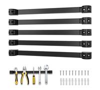 Lot de 5 Barres Magnétiques pour Outils, 40 cm Support Magnétique Puissant, pour Cuisine, Garage, Atelier
