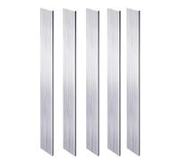 Lot de 5 barres plates carrées en aluminium de 25 cm de long, 4 mm x 10 mm x 250 mm, plaque en aluminium 6061 à usage général