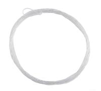 Lot de 5 bas de ligne effilés en nylon de 2,7 m avec boucle nouée - Ligne transparente invisible - Facile à retourner - Utilisation en eau douce - Plusieurs tailles plus longues - Distance de lancer