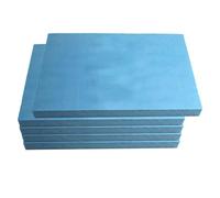 Lot de 5 bases de diorama pour modélisation de bâtiment, travaux manuels, plates-formes d'affichage scéniques 30 x 20 x 2 cm - Bleu - 5 pièces 30 x 20 x 2 cm