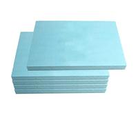 Lot de 5 bases de diorama pour modélisation de bâtiment, travaux manuels, plates-formes d'exposition scéniques 30 x 20 x 2 cm - Bleu - 5 pièces 29,5 x 39,5 x 2 cm