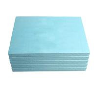 Lot de 5 bases de diorama pour modélisation de bâtiment, travaux manuels, plates-formes d'exposition scéniques 30 x 20 x 2 cm Bleu - 5 pièces 30 x 20 x 5 cm
