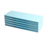 Lot de 5 bases de diorama pour modélisation de bâtiment, travaux manuels, plates-formes d'exposition scéniques 30 x 20 x 2 cm, bleu, 5 pièces 29,5 x 10 x 3 cm