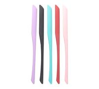 Lot de 5 bâtonnets mélangeurs en silicone pour le visage, mélange de résine, peinture époxy, artisanat