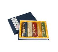 Lot de 5 bâtons colorés de 5 couleurs : bleu, vert, rouge, blanc, jaune pour peinture, calligraphie, calligraphie