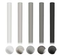 Lot de 5 bâtons de cire pour réparation de bois, gris clair à gris foncé, bâtons de cire multi-surfaces pour reboucher les sols, meubles, sols stratifiés, tables, portes, rayures, trous et taches