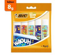 Lot de 5 bâtons de Colle BIC ecolution 8g