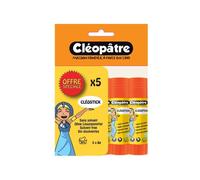 Lot de 5 bâtons de colle - Blanche - Cléopâtre - Cléostick - 8g