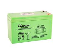 Lot de 5 batteries au plomb AGM 12 V 7 Ah U-Power