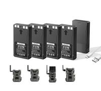 Lot de 5 batteries de rechange LIT-22 PRO pour caméras cellulaires Flex-M/S/PLUS G-36