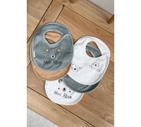 Lot De 5 Bavoirs Bébé Mini Rêve Vert TU