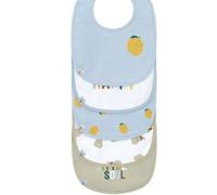 Lot de 5 bavoirs en éponge imperméable 3-18 mois happy fruits citron bleu TU
