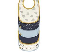Lässig Bébé bibs ensemble (5 pcs) velcro coton imperméable/Value Pack Bib Little Water Whale