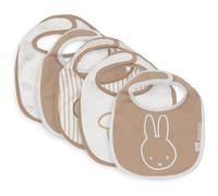 Lot de 5 bavoirs imperméables Miffy Heads - Jollein