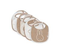 Lot de 5 bavoirs imperméables Miffy Heads - Jollein