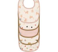 Lässig Bavoirs bébé Tiny Farmer Goose, coton imperméable, fermeture velcro, pack 5