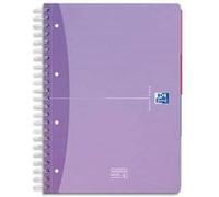 Lot de 5 Beauty Cahiers reliure intégrale EUROPEAN BOOK (A5+) 200 pages. Quadrillé 5 x 5, Format 17 x 21 cm - Couvertures pelliculées assorties G