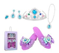 Lot de 5 bijoux de princesse pour jeux de rôle, ensemble de bijoux de cosplay pour fête | pour récital, Halloween, vacances, école, événement, carnaval, spectacles sur scène