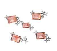Lot de 5 bijoux exquis - Motifs rectangulaires exquis qui mettent en valeur votre