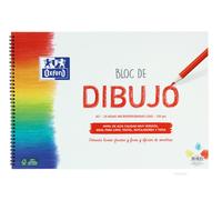 LOT de 5 Bloc à spirales pour dessins Oxford School A3+ - Couverture souple/Dos