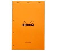 Rhodia Bloc Audit Format 21x 32 80 Grammes Perforé Jaune