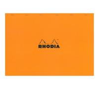 Lot de 5 Bloc N°38 orange format 420x318 / A3+, 80 feuilles 80 g/m² agrafées, quadrillé 5x5