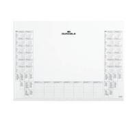 Lot de 5 Blocs 25 Feuilles Sous-Mains Calendrier Blanc