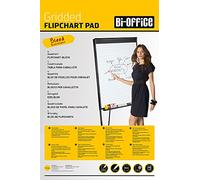 Lot de 5 blocs à carreaux pour tableau à feuilles mobiles, 20 feuilles pour bloc de 60 g/m², format 65 x 98 cm, lot de 5 blocs