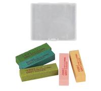Lot de 5 blocs de polissage en caoutchouc pour frettes de guitare, grain 180, 400, 1000, 1500 et 2000, pour basses, ukulélés, mandolines, guitaristes professionnels et bricoleurs.