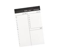 Lot de 5 blocs-notes de poche en papier de 50 feuilles par bloc-notes pour planification quotidienne, projet d'entreprise, documentation, réunion