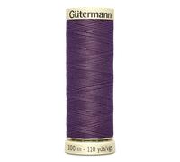 Lot De 5 Bobines 100m Fil 100% Polyester Gutermann Ref 788988 - Att 128 - Ardoise Bruyère