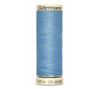 Lot De 5 Bobines 100m Fil 100% Polyester Gutermann Ref 788988 - Att 143 - Bleu Layette