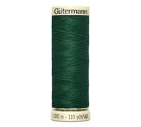 Lot De 5 Bobines 100m Fil 100% Polyester Gutermann Ref 788988 - Att 340 - Vert Amazone