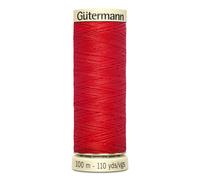 Lot De 5 Bobines 100m Fil 100% Polyester Gutermann Ref 788988 - Att 364 - Rouge Vif