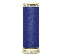 Lot De 5 Bobines 100m Fil 100% Polyester Gutermann Ref 788988 - Att 759 - Bleu Rodéo
