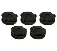 Lot de 5 bobines de fil compatibles avec débroussailleuse Greenworks G40LT G40LT30 2101507 21107/2900719