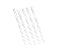 Lot de 5 bobines de reliure à 30 anneaux pour carnet de notes, planificateur, 12 mm, 30 trous