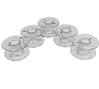 Lot de 5 bobines en plastique pour Elna Excellence 580, 680, 720, 730 machine à coudre