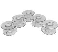 Lot de 5 bobines en plastique pour machine à coudre Bernette London 3/5/7/8 et Chicago 7