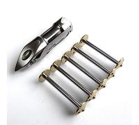 Lot de 5 bobines et 1 étui à canette pour Singer 27, 28, 127, 128