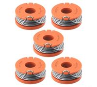 Lot de 5 bobines et fil de débroussailleuse sans outil pour S1825CT S3630CT S3630CT2, compatible avec les pièces d'herbe 18 V 36 V